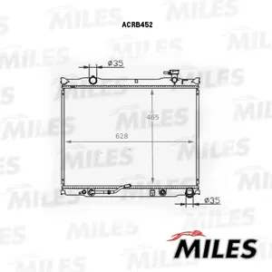 MILES ACRB452 Радиатор Kia Sorento 2.5D 06-