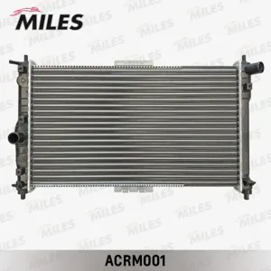 MILES ACRM001 Радиатор (мех. сборка) Chevrolet Lanos 1.51.6 MT +AC 97-) (NISSENS 61654)