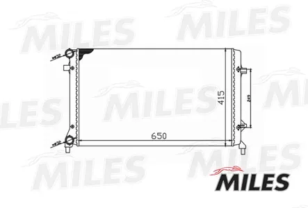 MILES ACRM017 Радиатор VAG A3A5 Octavia G5 Passat 1.4-2.52.0D 03-05-