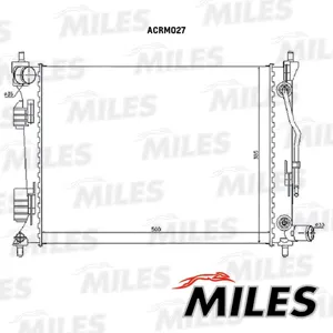MILES ACRM027 Радиатор (механическая сборка) Hyundai Solaris  Kia Rio  1.41.6 AT 10- (NISSENS 66757)