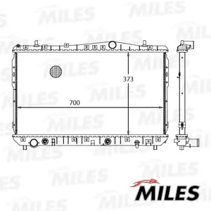 MILES ACRM030 Радиатор Chevrolet Lacetti 1.4-1.8 AT 04-