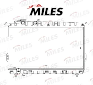 MILES ACRM073 Радиатор Hyundai Sonata EF Magentis OPTIMA