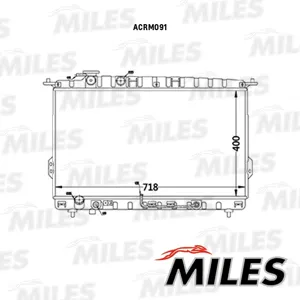 MILES ACRM091 Радиатор Hyundai Sonata EF Magentis OPTIMA