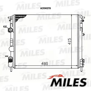 MILES ACRM378 Радиатор Renault Clio II 1.9 DTi Airco 99-