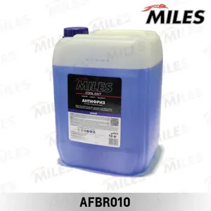 MILES AFBR010 Антифриз готов к применению G11 (синий) 10кг (SUPER LONG LIFE COOLANT -40C)