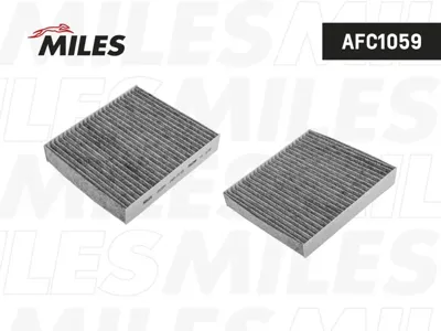 MILES AFC1059 Фильтр салона Nissan Almera 0300- угольный