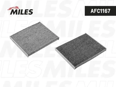 MILES AFC1167 Фильтр салона Opel Corsa D Fiat PUNTO 05- угольный