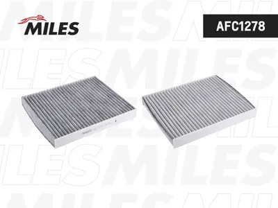 MILES AFC1278 Фильтр салона Hyundai IX55 07- угольный