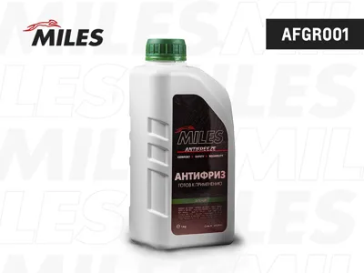 MILES AFGR001 Антифриз концентрат G11 (зеленый) 1 кг.