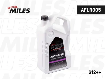 MILES AFLR005 Антифриз готовый G12++ (фиолетовый) 5кг.