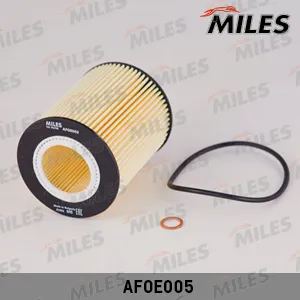MILES AFOE005 Фильтр масляный (вставка) BMW E36E39E46E60 2.0-4.0 (FILTRON OE649, MANN HU9254x)