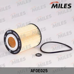 MILES AFOE025 Фильтр масляный (вставка) Opel Astra GH Corsa CD 1.0-1.4 (FILTRON OE648, MANN HU7128x)