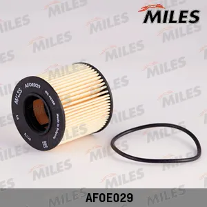 MILES AFOE029 Фильтр масляный (вставка) VW Golf Jetta Passat 05- Audi A3 Skoda Octavia 03- (FILTRON OE6502, MANN HU7126x)