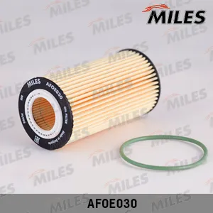 MILES AFOE030 Фильтр масляный (вставка) Volvo S40S60S80 2.4D2.5 Ford Focus Mondeo KUGA 2.5 (FILTRON OE6621, MANN HU7198X)