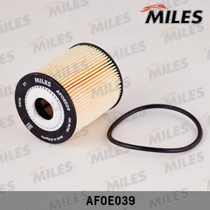MILES AFOE039 Фильтр масляный (вставка) ( Ford Focus Mondeo Transit 2.0D-3.2D Peugeot 206-407 1.1-2.0) (FILTRON OE6