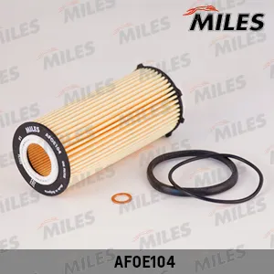 MILES AFOE104 Фильтр масляный (вставка) BMW F0110E7071 2.5D-4.0D (FILTRON OE6723, MANN HU7203x)