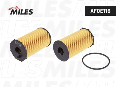 MILES AFOE116 Фильтр масляный (вставка) ( Land Rover RR 2.7 TD Peugeot 407 Citroen C5) (FILTRON OE667