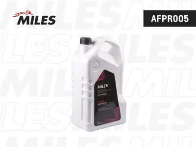 MILES AFPR005 Антифриз готовый P-OAT (фосфатно-лобридный) фиолетовый 5кг.
