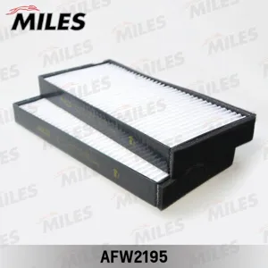 MILES AFW2195 Фильтр салона  Kia Rio  00- (упак.2шт.) угольный