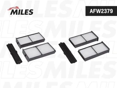 MILES AFW2379 Фильтр салона Mitsubishi Pajero PININ 00- (2шт)