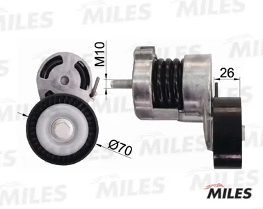 MILES AG00044 Натяжитель ремня приводного BMW E46E90E83 1.6-2.0