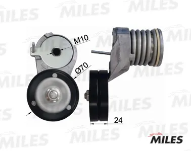 MILES AG00048 Натяжитель ремня приводного VAG 1.4-1.6 16V