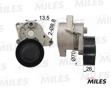 MILES AG00062 Натяжитель ремня приводного BMW E39E46E60X5 M52M54