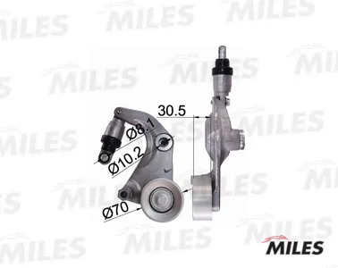 MILES AG00135 Натяжитель ремня приводного Honda Civic 1.8 06-