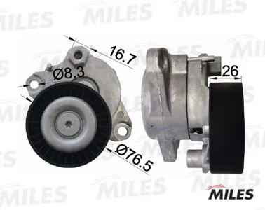 MILES AG00296 Натяжитель ремня приводного Mercedes M272M273