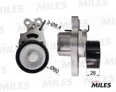 MILES AG00298 Натяжитель ремня приводного Peugeot 206 1.1-1.6 98-