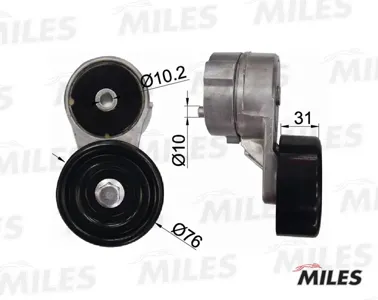 MILES AG00299 Ролик приводного ремня с натяжителя