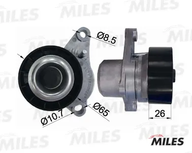 MILES AG00303 Натяжитель ремня приводного Citroen C2C3C4 Peugeot 307 1.41.6