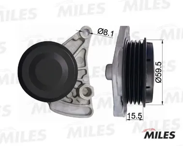 MILES AG00308 Натяжитель ремня приводного Audi A4A6VW Passat 1.6-1.9D 95-05