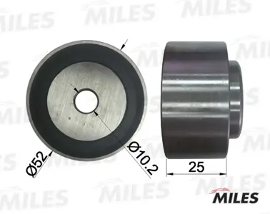 MILES AG02008 Ролик ремня ГРМ Mazda 323 Kia SEPHIASHUMA 1.5-1.8