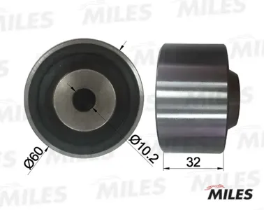 MILES AG02013 Ролик ремня ГРМ Mitsubishi GALANT Hyundai Santa Fe Sonata 1.6-2.4
