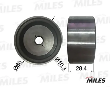 MILES AG02014 Ролик ремня ГРМ Hyundai Sonata EF 04- Elantra Tucson 04- Kia Cerato 1.82.0