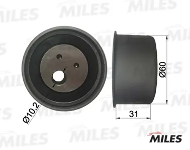 MILES AG02016 Ролик ремня ГРМ Mitsubishi GALANTLANCERL200 2.02.4D -07