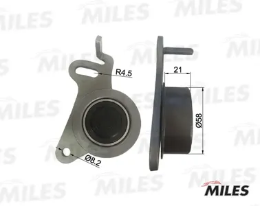 MILES AG02017 Ролик ГРМ Hyundai Galloper H-100PORTERSTAREX Mitsubishi Pajero