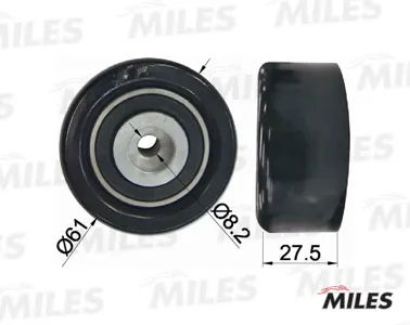 MILES AG02019 Ролик ремня ГРМ Opel Astra H 1.61.8 04- Z16XERZ18XER