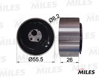 MILES AG02028 Ролик ремня ГРМ Fiat DOBLOPUNTO 1.21.4 01-