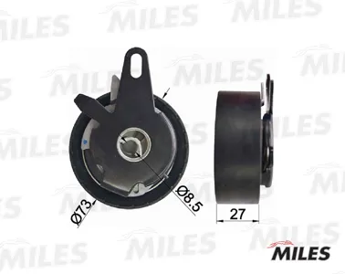 MILES AG02043 Ролик ремня ГРМ VAG AATAELAABACVAHDAJAANJAPAAUFAVRAYCBBEBBF