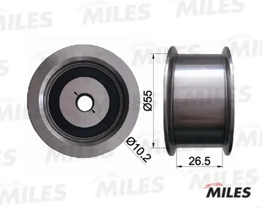 MILES AG02067 Ролик ремня ГРМ ВАЗ-2112