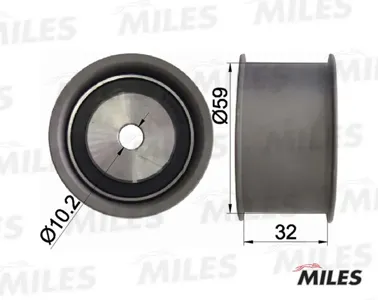 MILES AG02086 Ролик ремня ГРМ Audi A4A6A8VW Passat 2.8