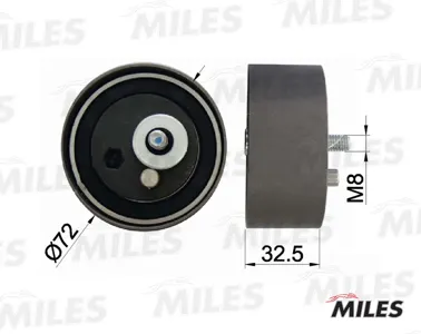 MILES AG02098 Ролик ремня ГРМ Audi A4A6VW Passat 2.82.4 95-05