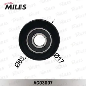 MILES AG03007 Ролик натяжной без натяжителя Opel Astra H Zafira 1.61.8