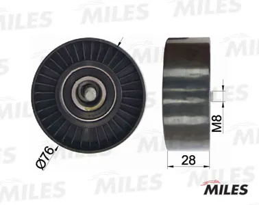 MILES AG03081 Ролик натяжной