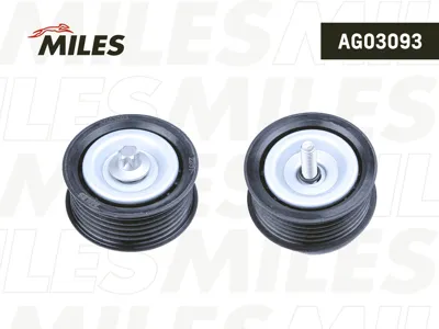 MILES AG03093 Ролик ремня приводного Mercedes W204212 M271 (ручейковый)