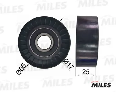 MILES AG03094 Ролик ремня приводного Peugeot 206307406 2.02.2
