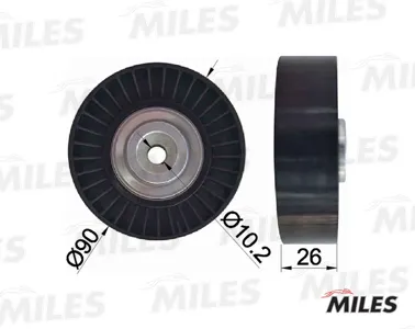 MILES AG03095 Ролик ремня приводного VW Crafter 2.5D 06-