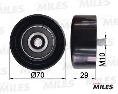 MILES AG03108 Ролик натяжной